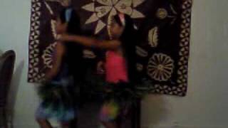 Tonga girls dance Tahitian