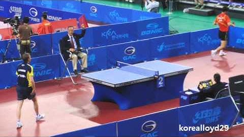 2012 korea open ZHANG Jike Vs PERSSON Jorgen