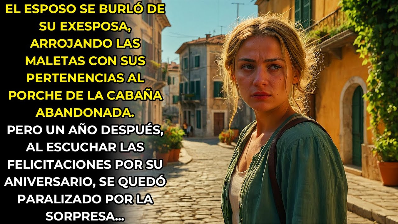 EL HOMBRE SE BURLÓ DE SU EXESPOSA, ARROJÓ SUS PERTENENCIAS Y LA ECHÓ A UNA CABAÑA ABANDONADA...