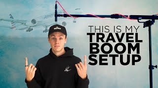 ultra-portable boom mic travel setup for documentary filmmaking