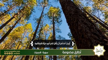 يا أيها الذين آمنوا اجتنبوا كثيرا من الظن | القارئ /  سعد الغامدي |10