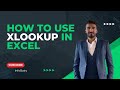 Master the xlookup function like a pro easy tutorial  excel power up