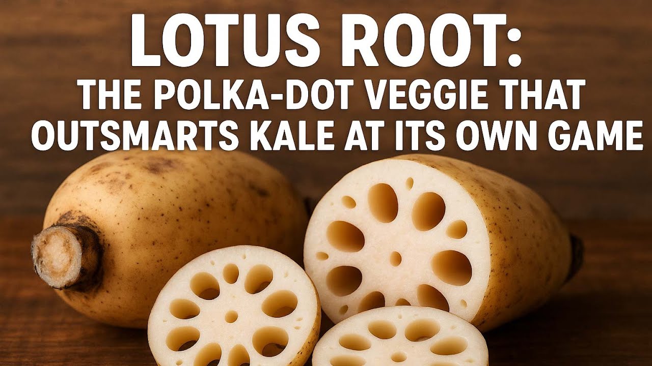 Lotus Root Looks Like Modern Art—But Wait Until You See What It Does for Your Gut