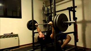 Bench 460x1 session w commentary