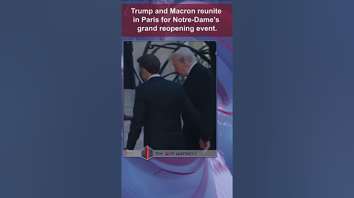 Donald Trump and Emmanuel Macron’s Surprising Reunion before Notre-Dame’s Grand Opening!