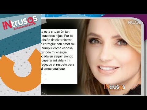 Angélica Rivera anuncia su divorcio | Intrusos | Nu9ve