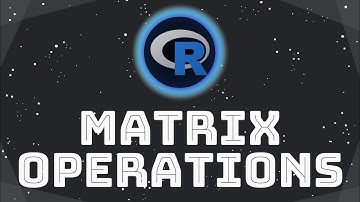 Data Science & Statistics: Matrix operations in R