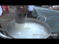 fresh rice vermicelli  cooking Nakon Phanom Thailand