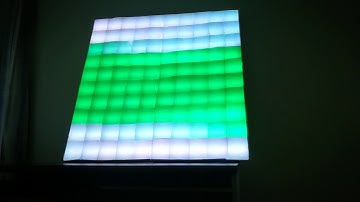 WS2811 LED display demo 1x1m Arduino project