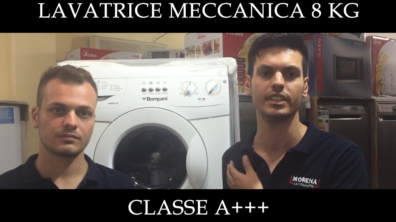 Lavatrice Bompani Meccanica 8 Kg - YouTube
