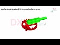 mechanism animation #86 crown wheel and pinion