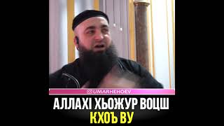 УМАР ХЕХОЕВ АЛЛАХ1 ХЬОЖУР ВОЦШ КХОЪ ВУ ХЬЕХАМ