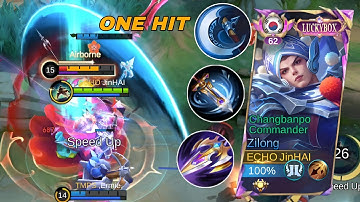 INSANE ZILONG NEW META BUILD | FULL DAMAGE BUILD 2025 RANK MATCH