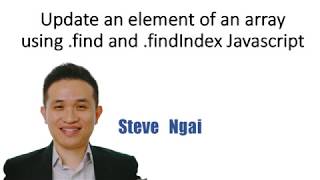 Famous Update an element of an array using .find and .findIndex Javascript Profile
