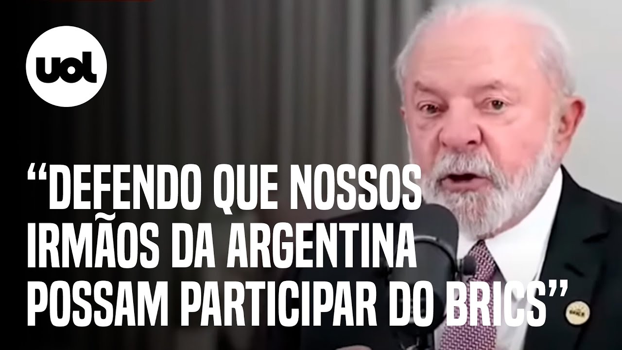 Lula defende a entrada da Argentina no Brics e atribui a crise no país ao empréstimo do FMI