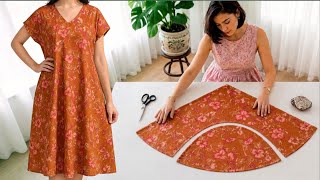 No Pattern Just 2 Pieces Of Fabric This Dress