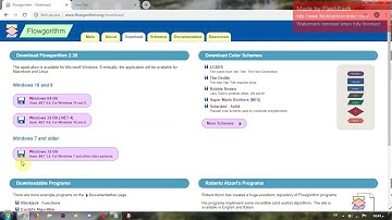 شرح كيفية تحميل و تثبيت برنامج flowgorithm