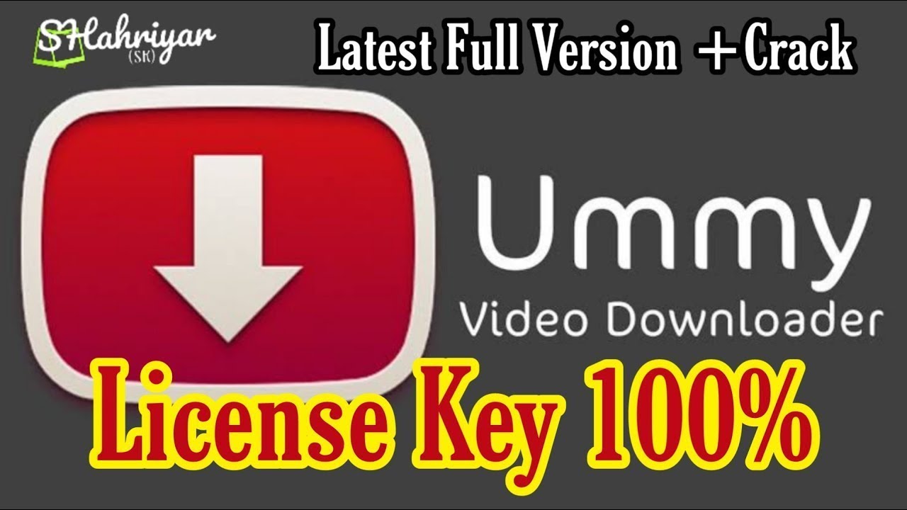 license key ummy video downloader 1.10 3.0