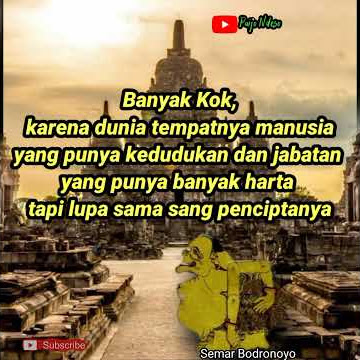 viral quotes pitutur bijak semar bodronoyo 03 (Dalang Seno N)