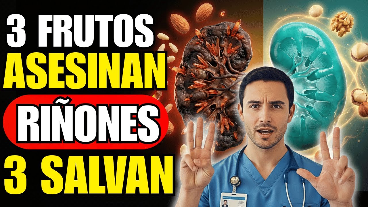 3 Frutos Secos que PROTEGEN tus Riñones y 3 que los DESTRUYEN Silenciosamente