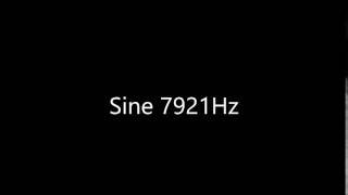 Sine 7921Hz Audio Only