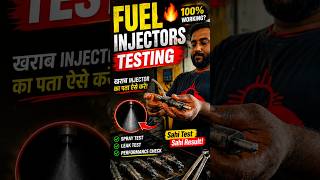 Injector Blast Test- Diesel injectors 🔥 #injector #automobile #mechanic #shorts
