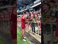 He recognised this fan from TikTok 🥹 #AFLDeadly
