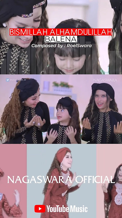 Jangan lupa baca Bismillah dan Alhamdulillah ya 😄 #Balena #BismillahAlhamdulillah #lagureligi
