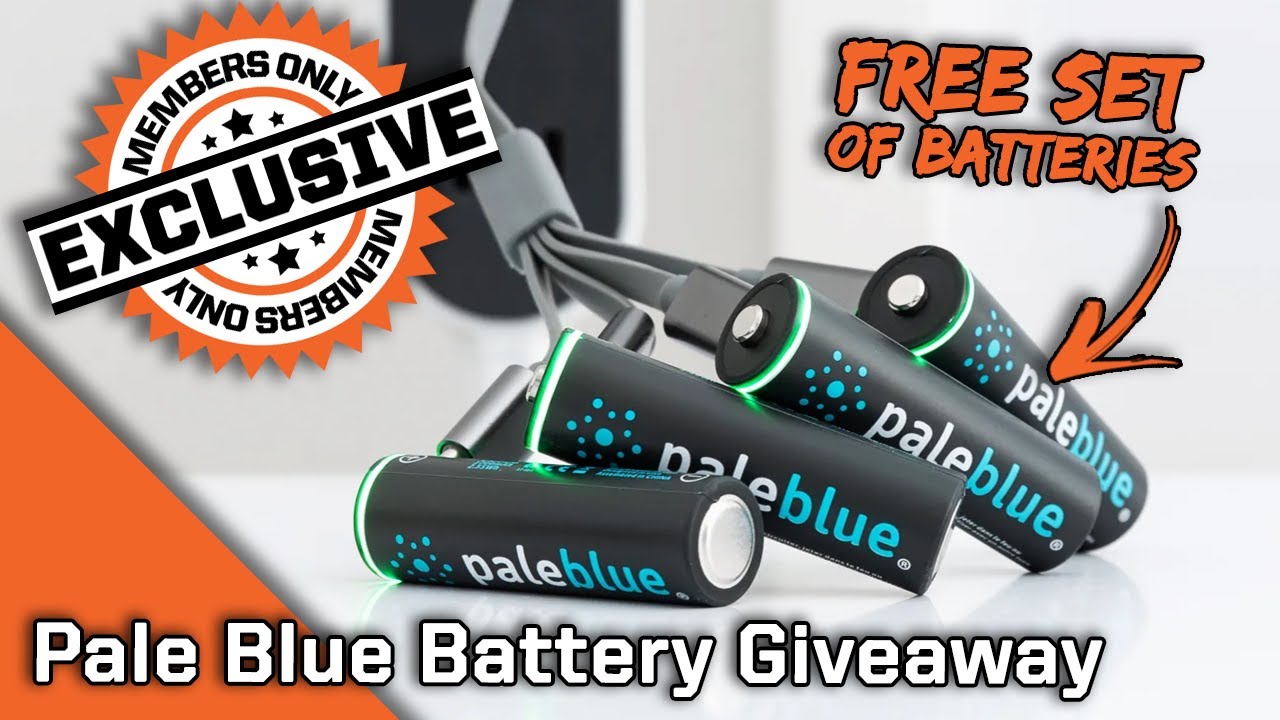 Free Set of Pale Blue Batteries for our Channel Members YouTube