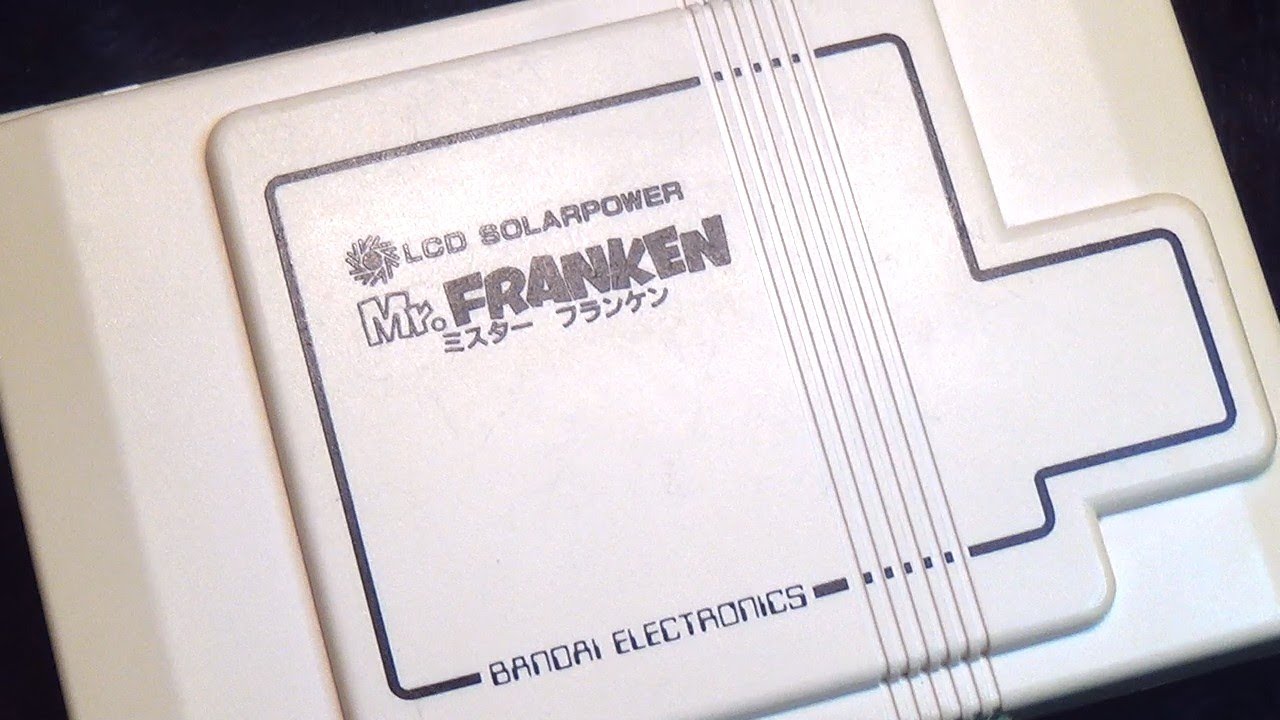 昭和レトロゲーム　Mr FRANKEN ミスターフランケン　LCDソーラーパワー箱説明書はありません