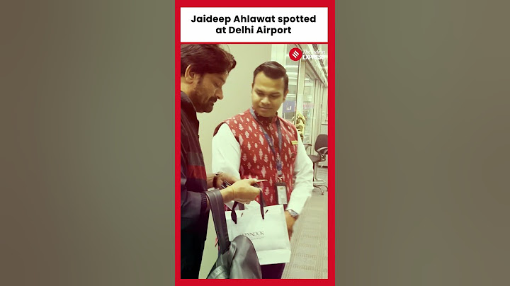 Jaideep Ahlawat spotted at Delhi Airport