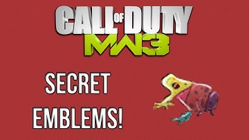 How to Get "Multi Colored Frog Emblem" In MW3!