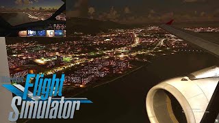 Realistic Landing at Penang, Malaysia l AirAsia l Microsoft Flight Simulator