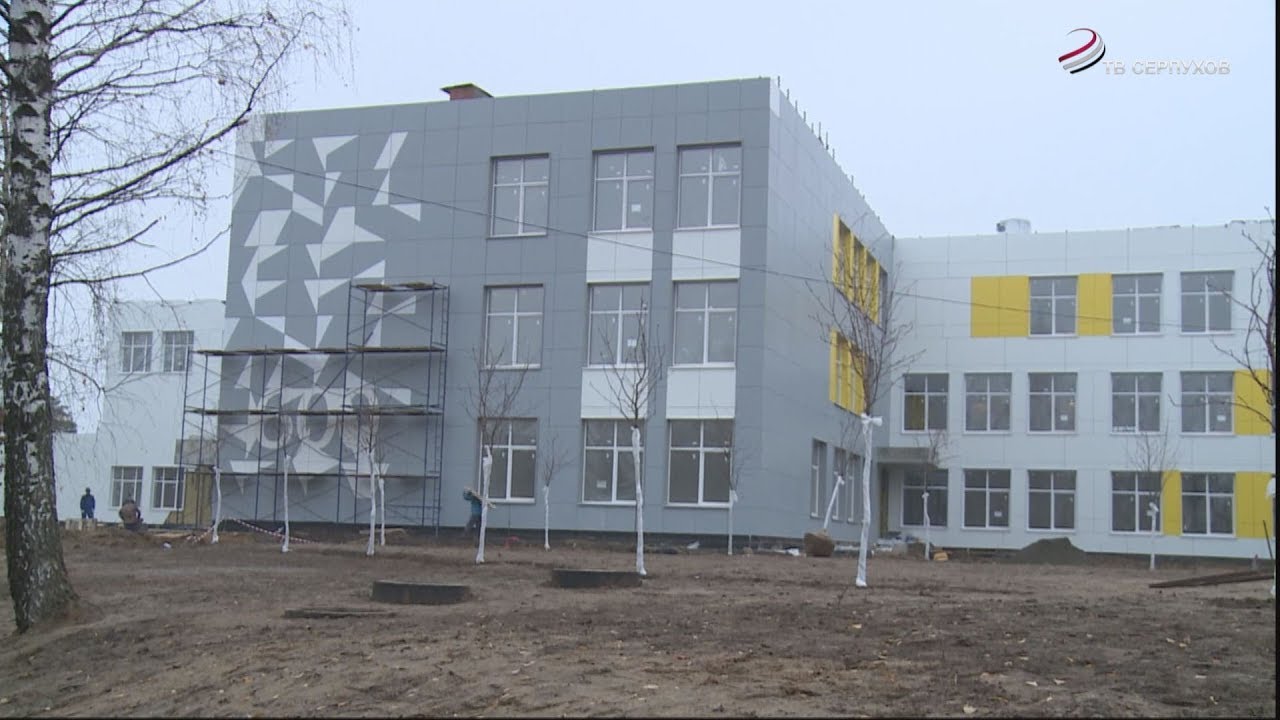 Строительство новой школы в Большевике завершается.