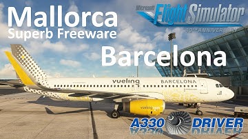 Fenix A320SL Super Realistic flight Mallorca - Barcelona with FULL ATC on VATSIM | Real Airbus Pilot