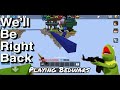 Playing bedwars on blockman go   funny moment