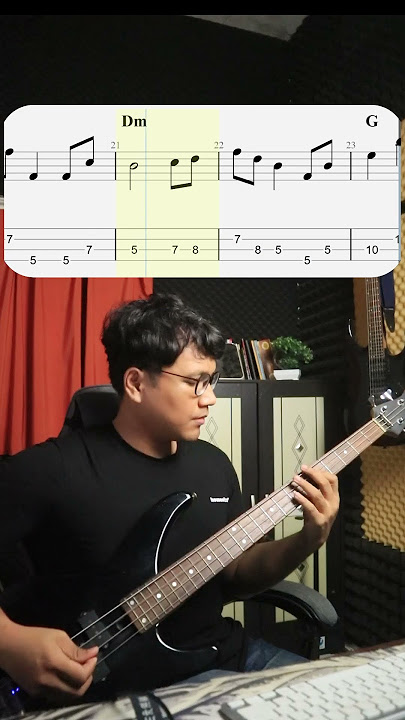 Barasuara - Terbuang Dalam Waktu (Bass Tab) #shorts