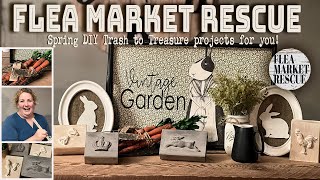 SPRING DIY HOME DECOR TRASH TO TREASURE THRIFT FLIP PROJECTS 2024 by FLEA MARKET RESCUE 36,395 views 2 months ago 1 hour