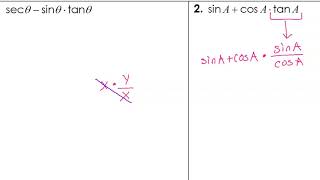 U6.1 OL Simplifying Trig Expressions Notes
