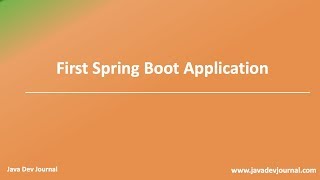 Spring Boot Application