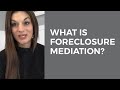 What is foreclosure mediation