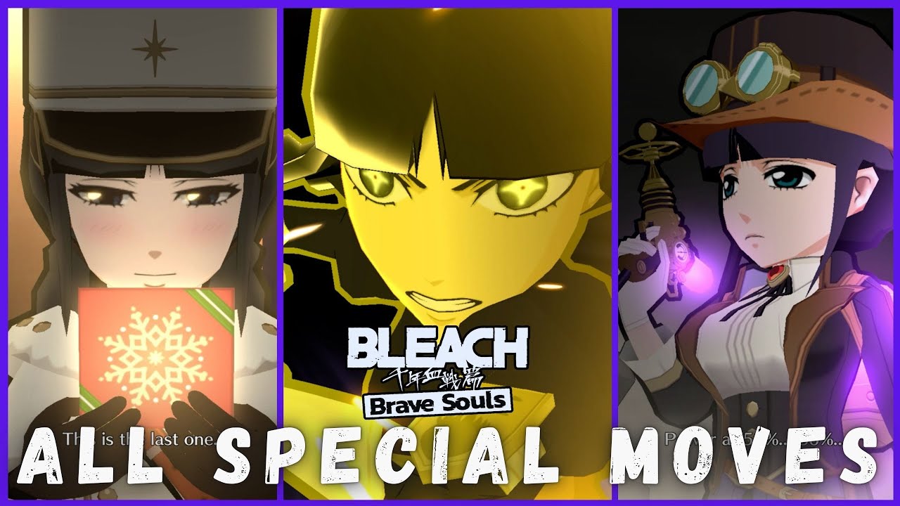 All NEMU Special Moves Bleach Brave Souls - YouTube