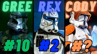 Ranking EVERY Clone Trooper From WORST To BEST