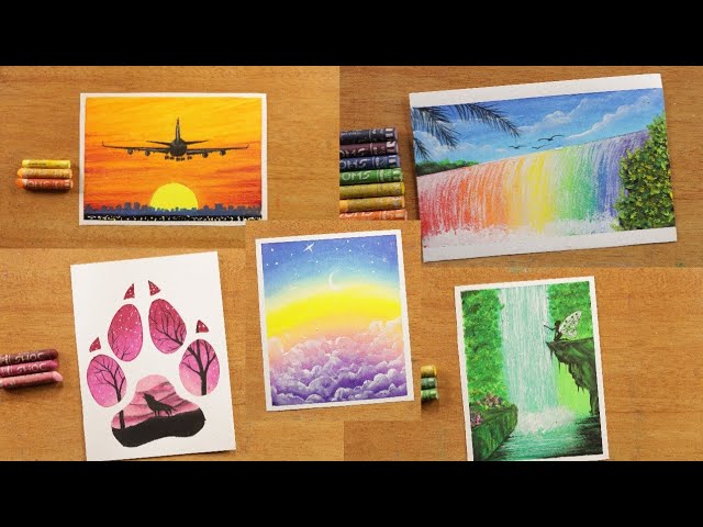 Day 167 - ACEO Drawing Project for Charity  Oil pastel drawings easy, Oil  pastel drawings, Drawing projects