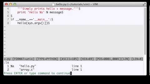 Screencast: Vim buffers
