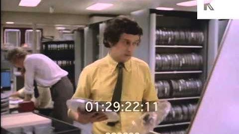 Early 1970s Computers, Office Technology, 35mm