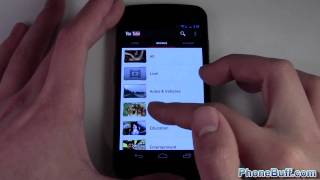 Android Ice Cream Sandwich YouTube App Review screenshot 2