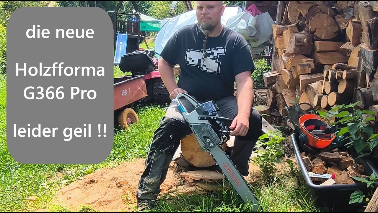 die neue Holzfforma G366 Pro mit Carbonlook, Walbro, verstärktem Zylinder + Kurbelwelle. MS361 adé ?