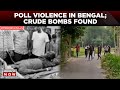 West bengal cooch behar news  violence mars polls in bengal crude bombs found  tmc  bjp  latest