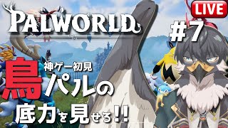 【Palworld | パルワールド】ボスも倒すし捕獲もするし！鳥パル縛りプレイ(戦)！#7【Vtuber | 初見歓迎】